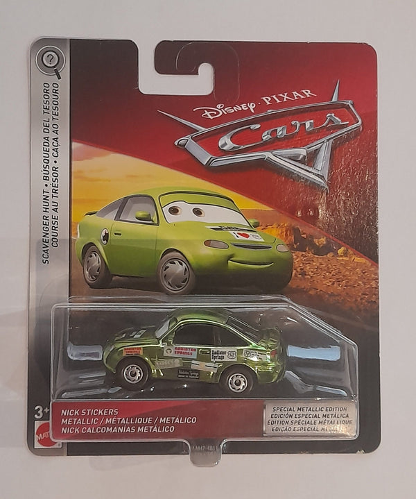 Disney Pixar Cars – Nick Stickers Metálico