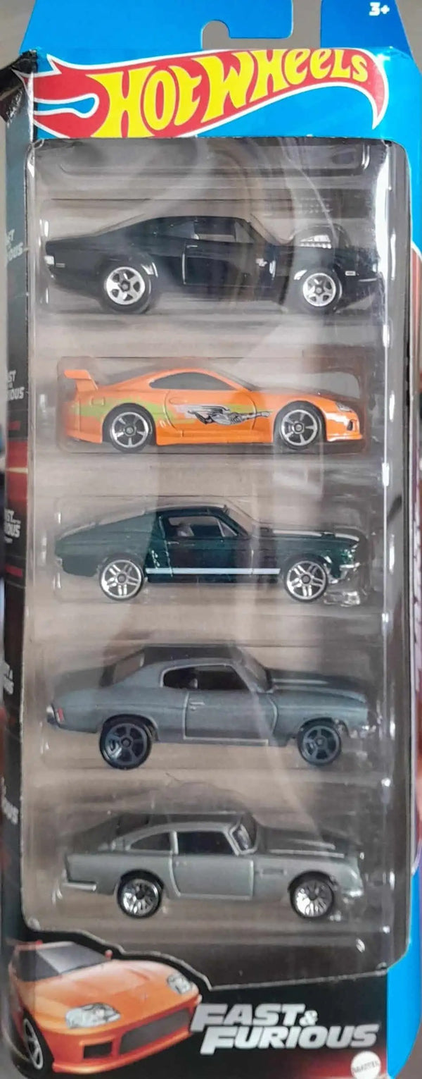 Hot Wheels Pack de 5 – Fast &amp; Furious (Velozes e Furiosos)