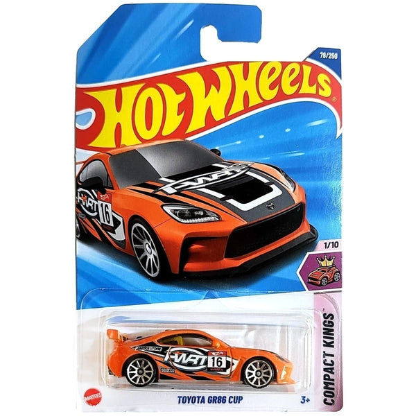 Hot Wheels Básico Mattel Compact Kings Toyota GR86 Cup (Lote D - 2025)