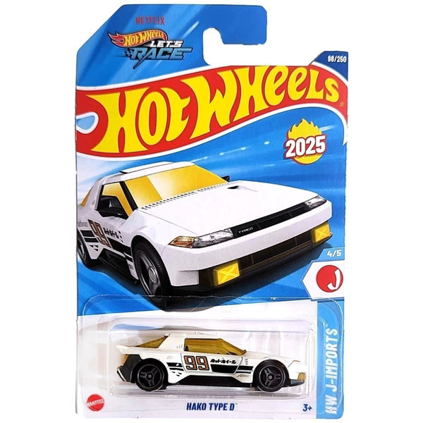 Hot Wheels Básico Mattel HW J-Imports Netflix Let's Race Hako Type D (Lote D - 2025)