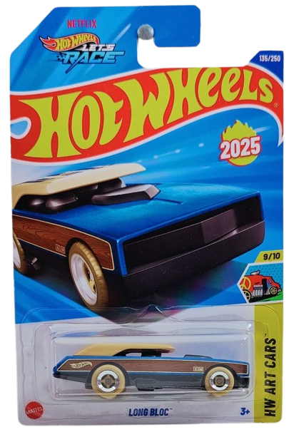 Hot Wheels 2025 - Bloco Longo - Azul Egípcio