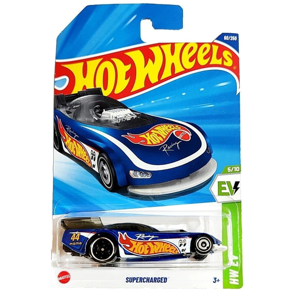 Hot Wheels Básico Mattel HW EV Supercharged (Lote C - 2025)
