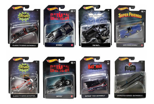 Hot Wheels Premium Batman 1:50 Set C/ 08 Dkl20