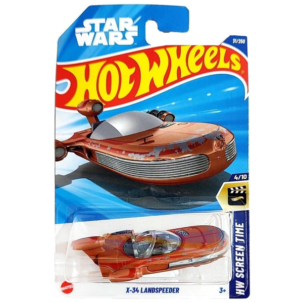 Hot Wheels Básico Mattel HW Screen Time Star Wars X-34 Landspeeder (Lote B - 2025)