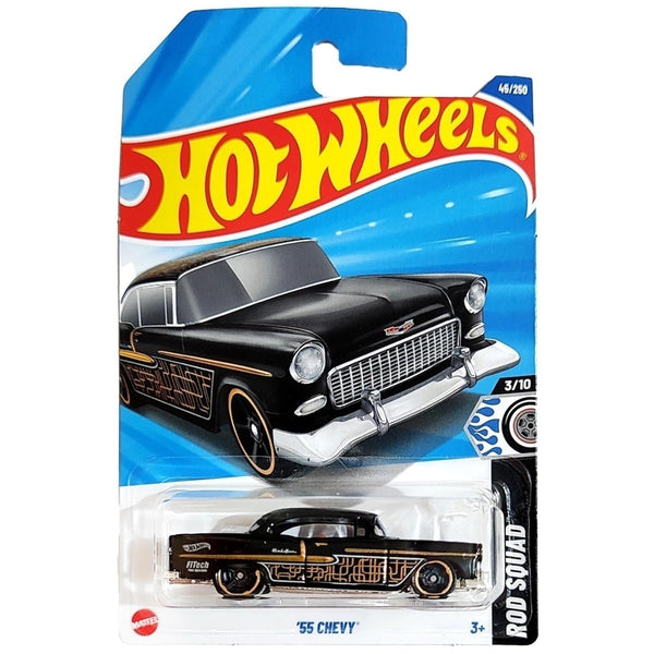Hot Wheels Básico Mattel Rod Squad Chevy '55 (Lote B - 2025)
