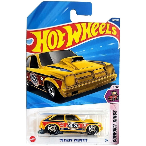 Hot Wheels Básico Mattel Compact Kings Chevy Chevette '76 (Lote D - 2025)