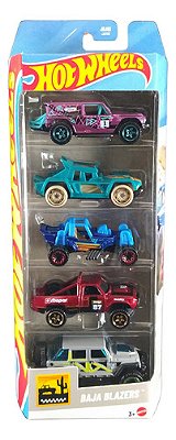 Hot Wheels Pacote C/ 05 Carrinhos Batman