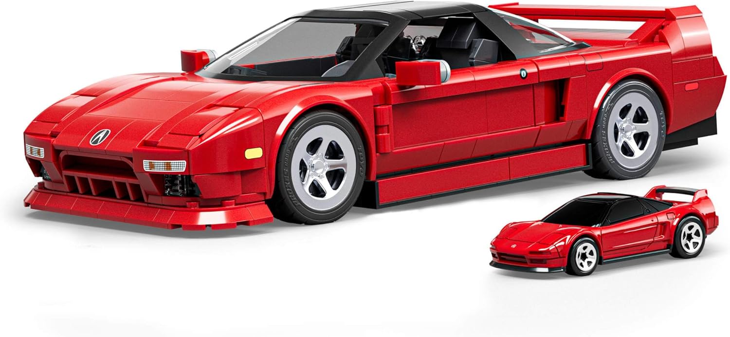 Hot Wheels Jogo de Construção Elite Acura NSX em escala 1:16