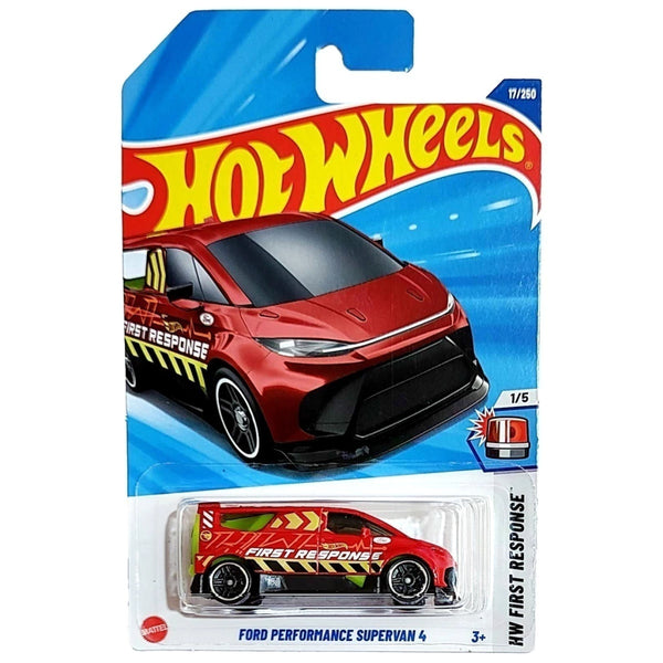 Hot Wheels Básico Mattel HW First Response Ford Performance Supervan Bombeiros T-Hunt (Lote A - 2025)