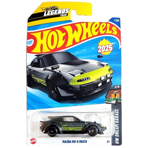 Hot Wheels Básico Mattel HW Dream Garage Mazda MX-5 Miata Legends Tour (Lote B - 2025)