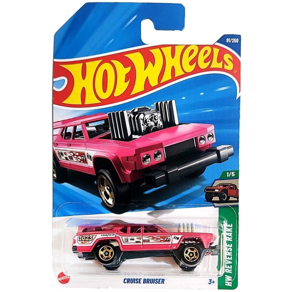 Hot Wheels Básico Mattel HW Reverse Rake Cruise Bruiser (Lote D - 2025)