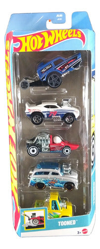 Hot Wheels Pacote C/ 05 Carrinhos Tooned