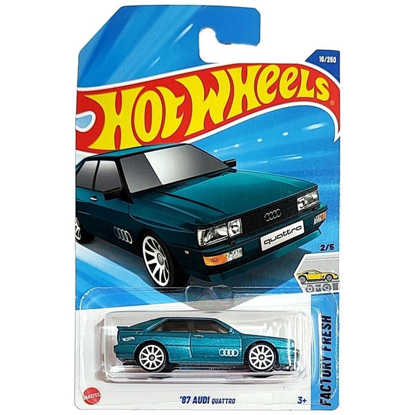 Hot Wheels Básico Mattel Factory Fresh Audi Quattro '87 (Lote A - 2025)