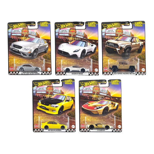 Hot Wheels Premium Boulevard 126 a 130 Set C/ 05 GJT68