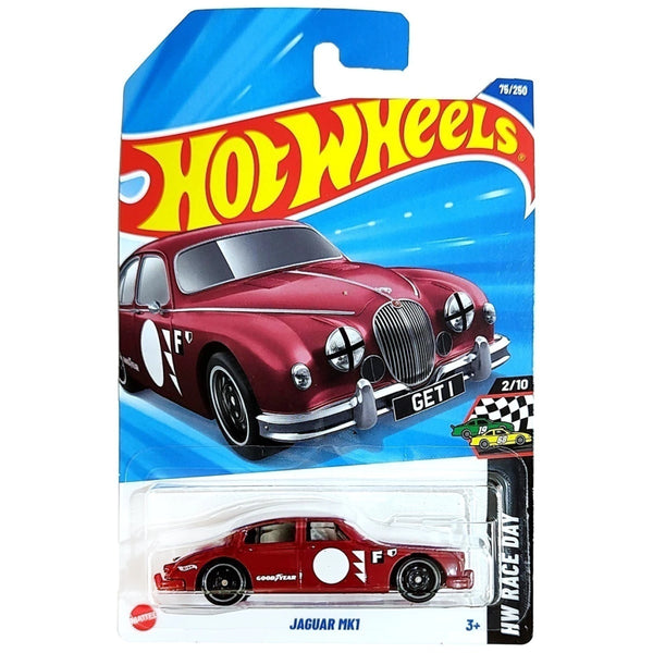 Hot Wheels Básico Mattel HW Race Day Jaguar MK1 (Lote C - 2025)