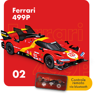 Lendas colecionáveis Kit Shell/ferrari 296gt3 Escala 1/41 Miniatura C/ Remoto