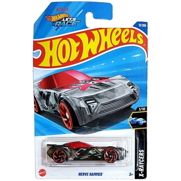 Hot Wheels Básico Mattel Hot Wheels Let's Race X-Raycers Nerve Hammer (Lote A - 2025)
