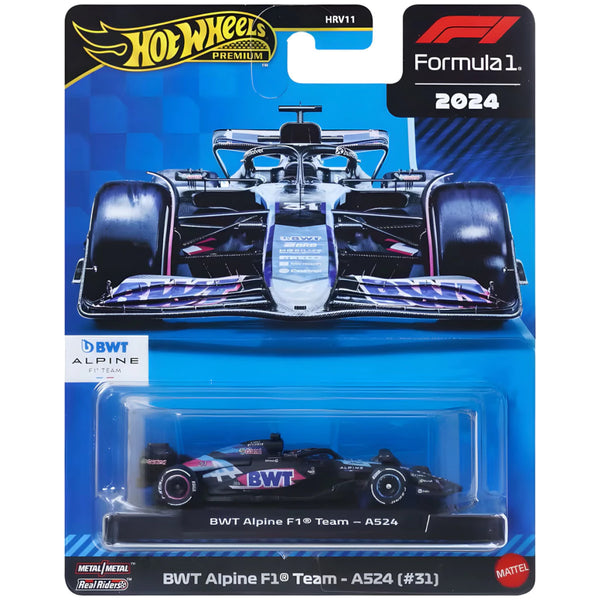 Hot Wheels Fórmula 1 BWT Alpine F1 Team A524 (#31) - Mattel