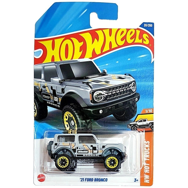 Hot Wheels Básico Mattel HW Hot Trucks Ford Bronco '21 (Lote A - 2025)