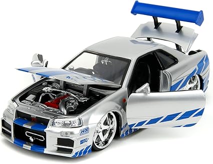 Coleção Velozes e Furiosos: Nissan Skyline GT-R (R34) - Escala 1:43