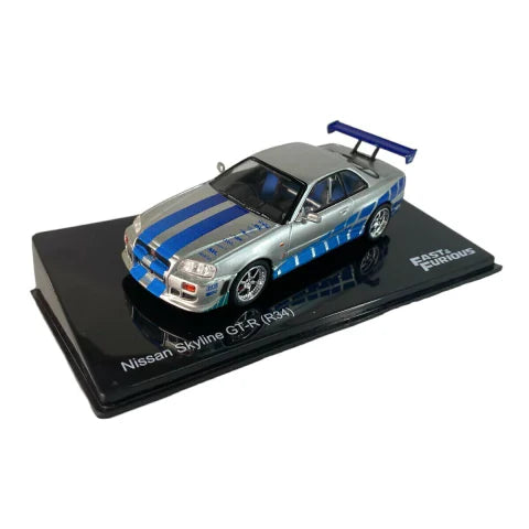 Coleção Velozes e Furiosos: Nissan Skyline GT-R (R34) - Escala 1:43