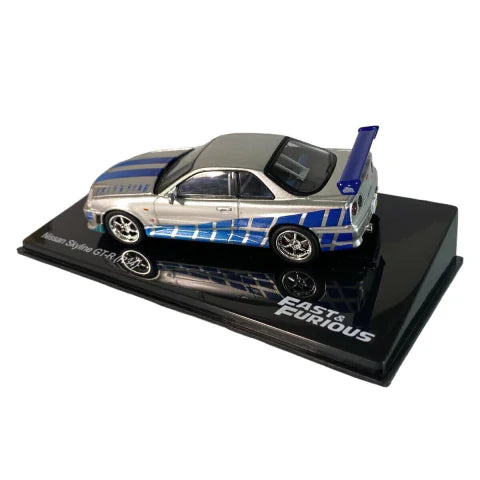 Coleção Velozes e Furiosos: Nissan Skyline GT-R (R34) - Escala 1:43