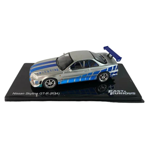 Coleção Velozes e Furiosos: Nissan Skyline GT-R (R34) - Escala 1:43