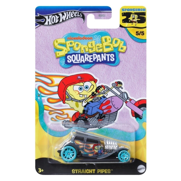 Hot Wheels Mattel Bob Esponja Straight Pipes