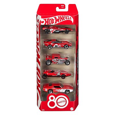 Hot Wheels Silver Series Mattel 80 Anos c/ 08 JGK09