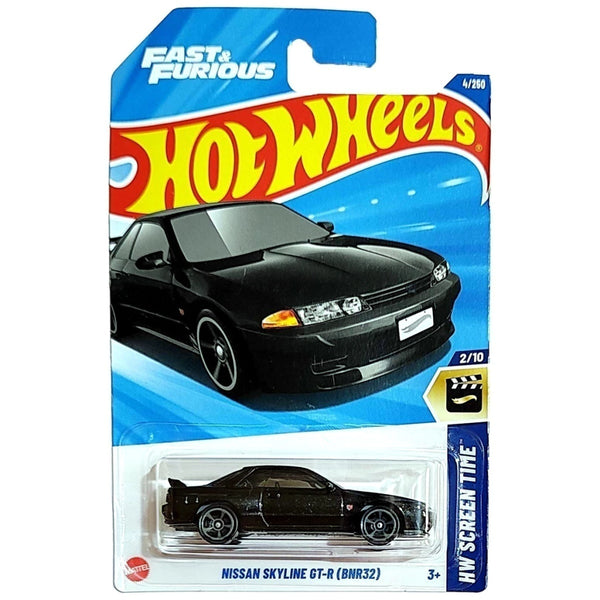 Hot Wheels Básico Mattel HW Screen Time Fast & Furious Nissan Skyline GT-R (BNR32) (Lote A - 2025)