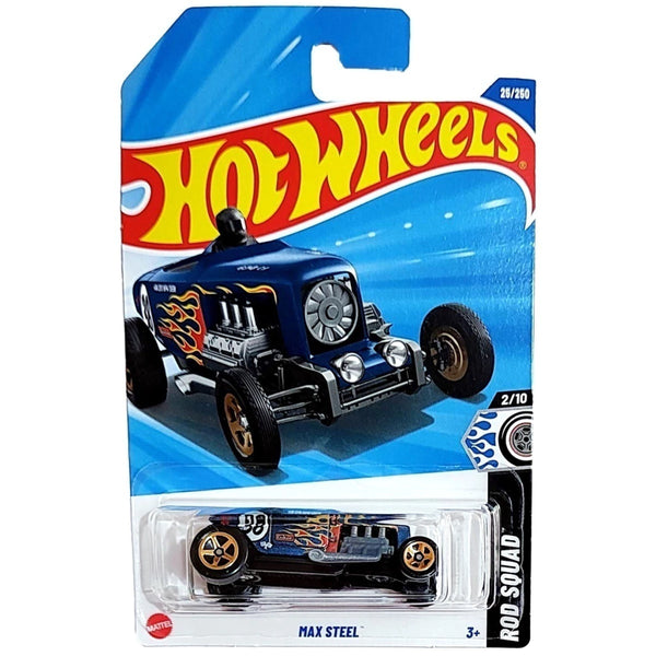 Hot Wheels Básico Mattel Rod Squad Max Steel (Lote A - 2025)