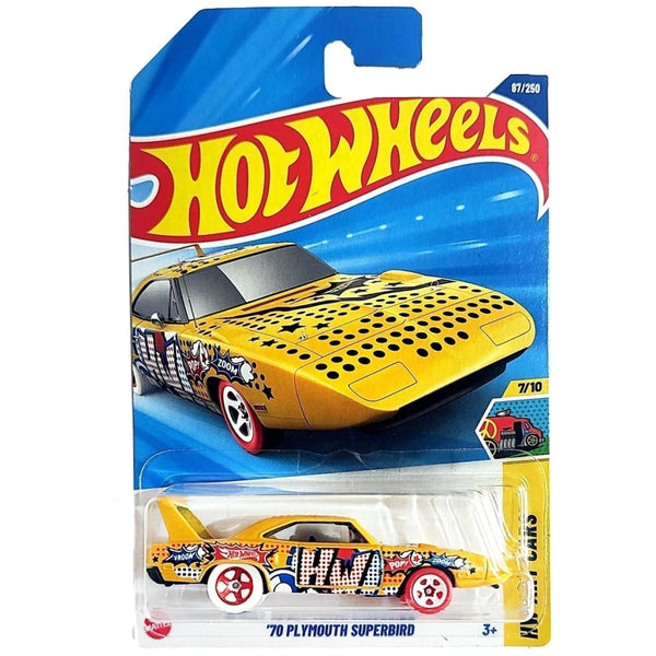 Hot Wheels Básico Mattel HW Art Cars Plymouth Superbird '70 (Lote D - 2025)