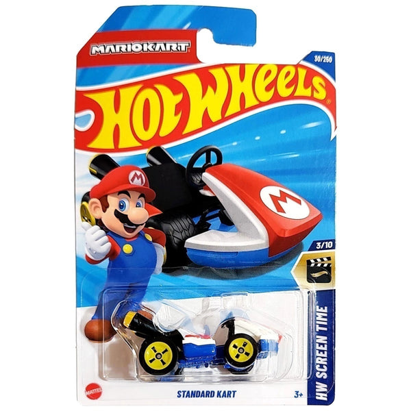 Hot Wheels Básico Mattel HW Screen Time Mario Kart Standard Kart (Lote B - 2025)
